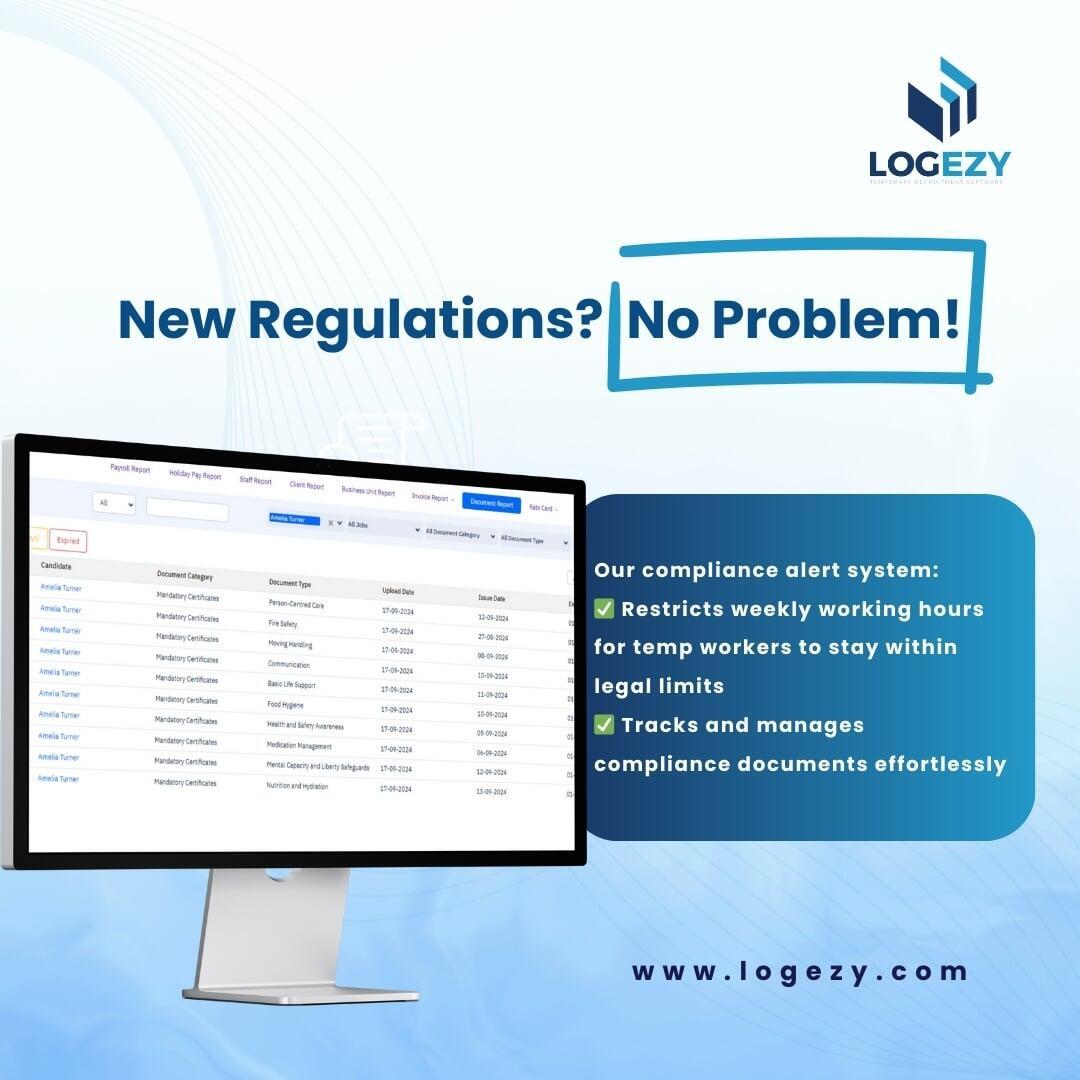 Managing Compliance with Confidence: How Logezy Supports Your Agency
